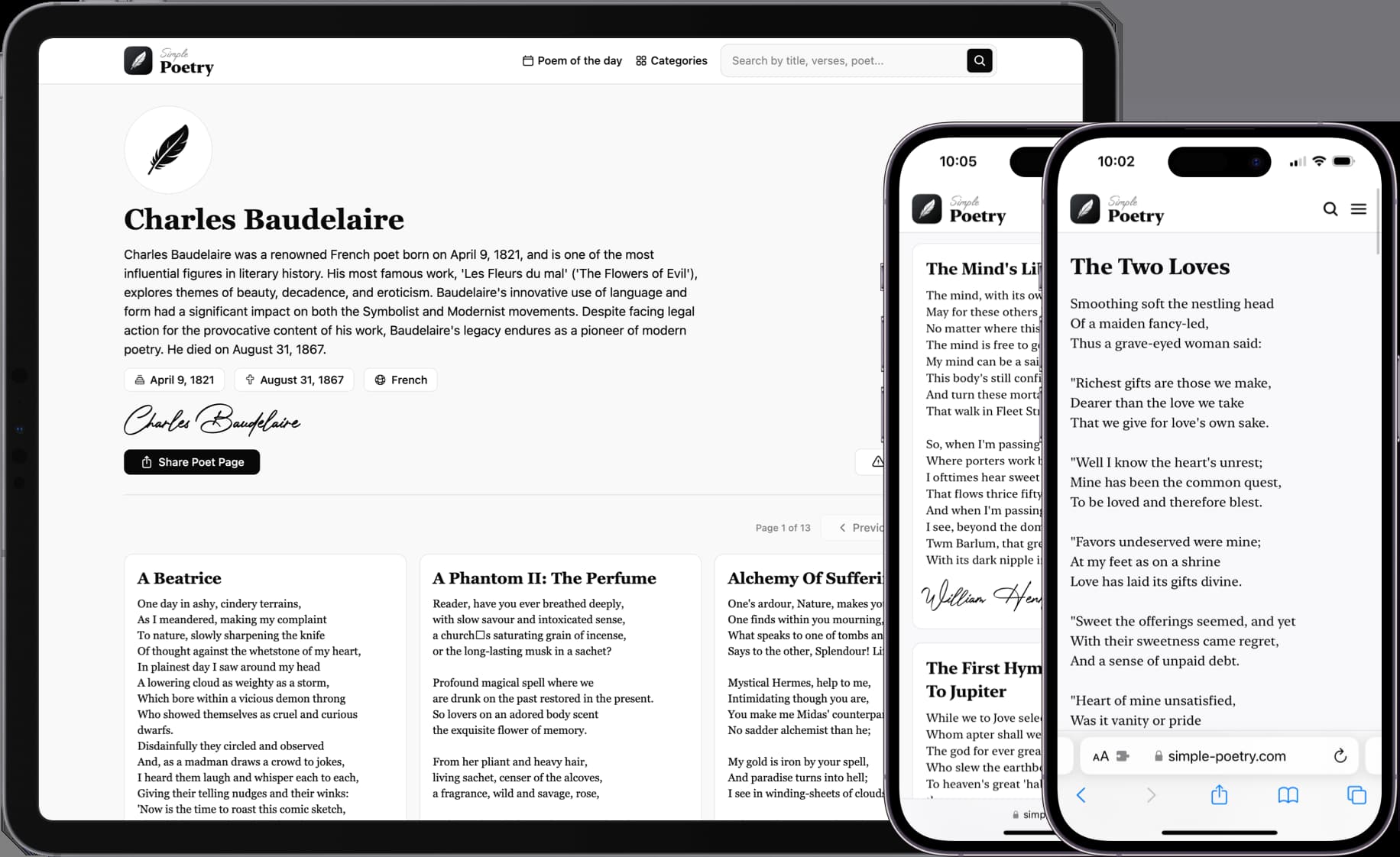 Simple Poetry Preview